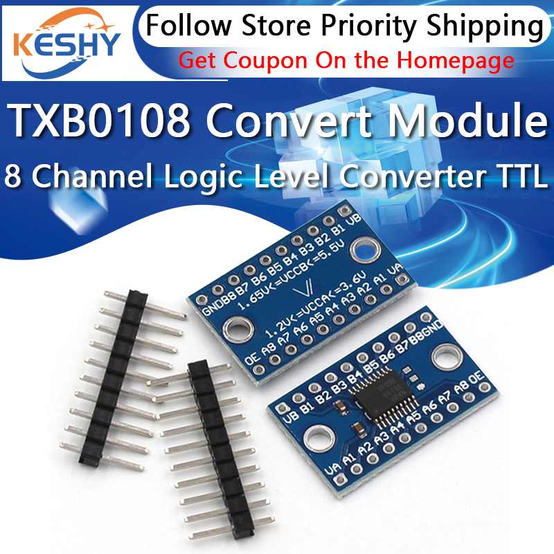 Level Shifter 3.3V - 3,3 В 5 В TXS0108E 8-канальный