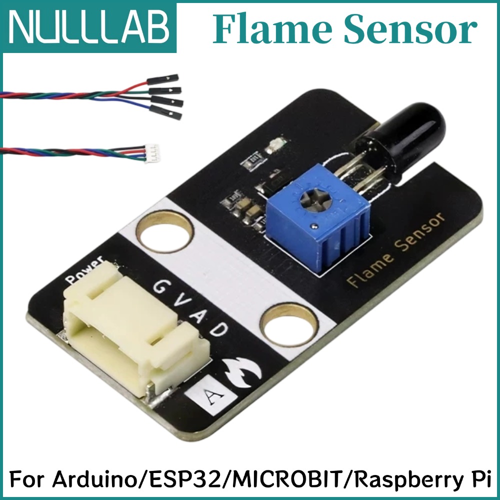 Home Automation Raspberry Pi - Цифровой аналоговый датчик пламени с корпусом