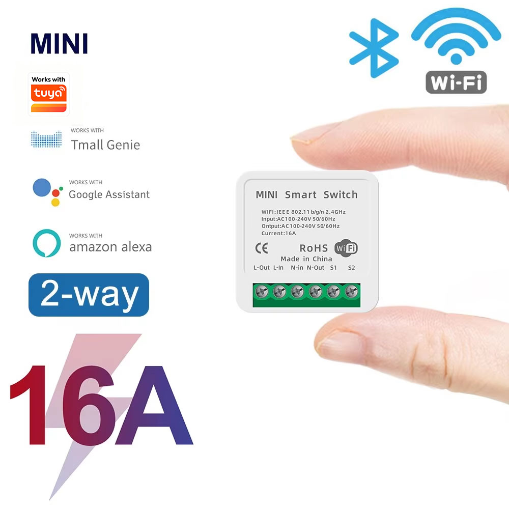 Home Automation Ideas - Умный Wi-Fi выключатель Mini 16A для