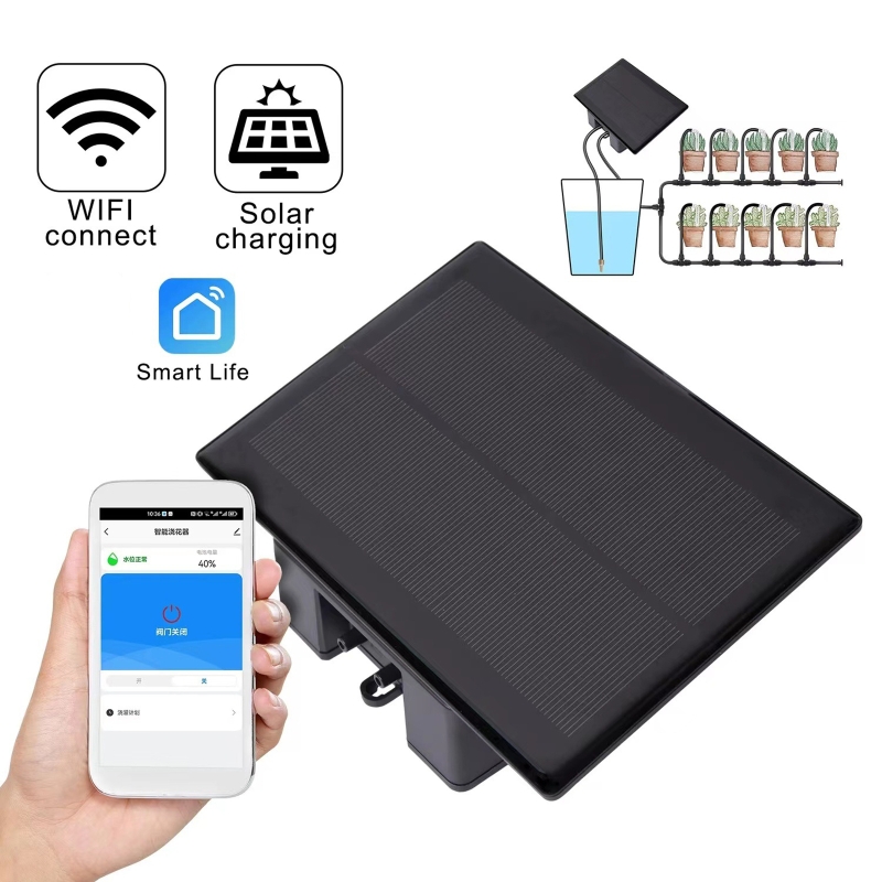 Smart Home Automation Diy - WIFI Солнечная автоматическая поливочная машина, комплект
