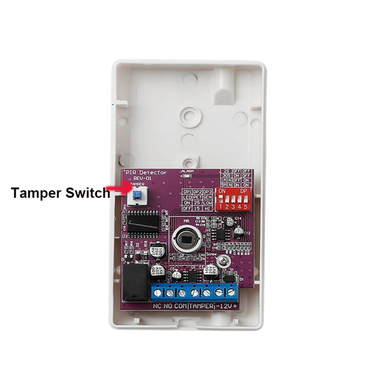 Motion Sensor Pir Wired - AA80 12В Проводной пассивный внутренний датчик