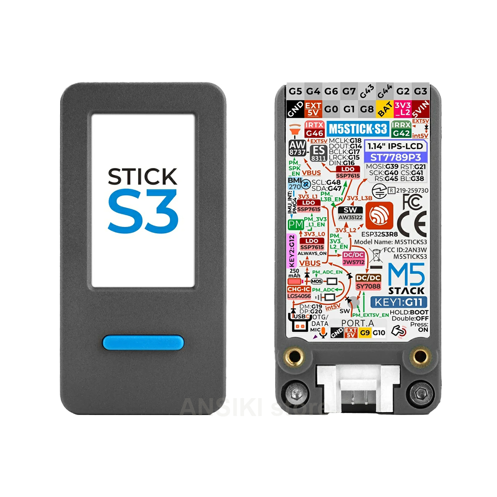 M5Stack M5StickS3 ESP32-S3: По – обзор и цена Smart Home Automation Diy
