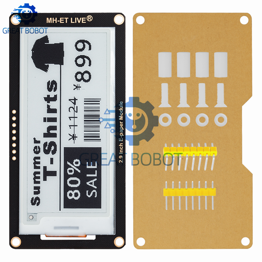 Модуль электронной бумаги 2,9  – обзор и цена Display Epaper 2.9