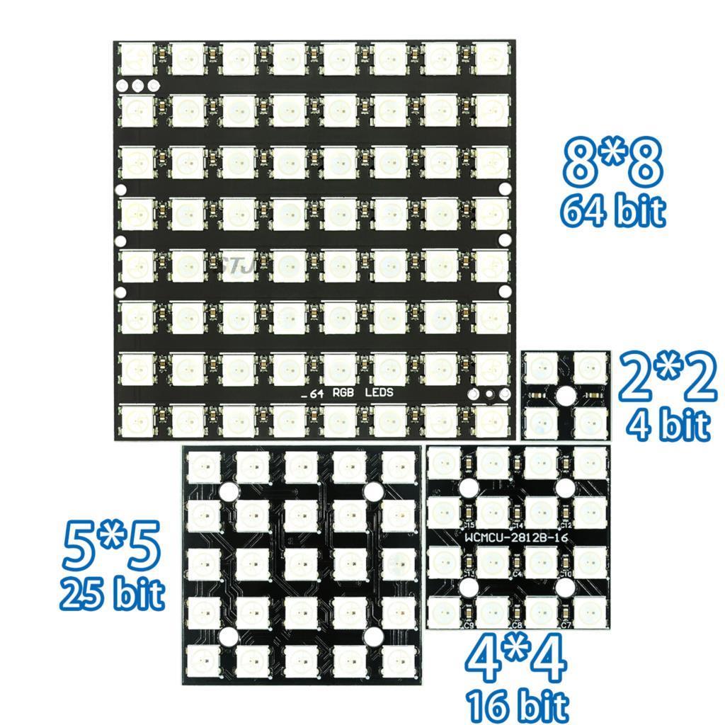WS2812 светодиодный 5050 RGB 8 – обзор и цена Rgb Led Matrix 8X8