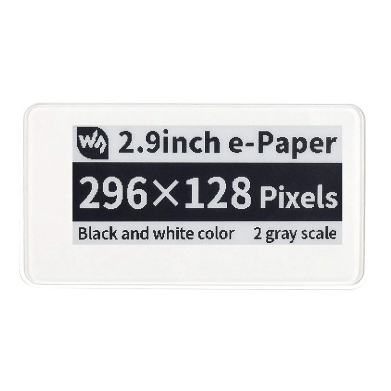 RISE Waveshare 2,9-дюймовый бе – обзор и цена Display Epaper 2.9